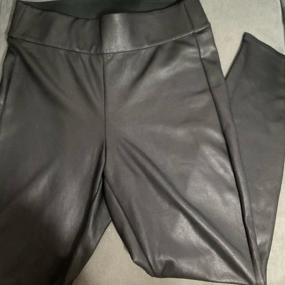 lane bryant leather pants, brand new, 14/16